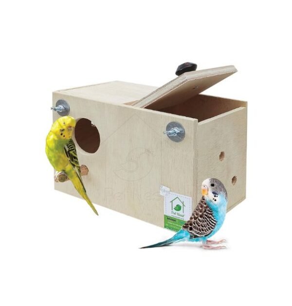 PetNest Standard Budgie Bird and Love Bird breeding nest Box