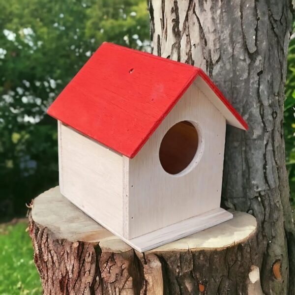 Bird House Nest Box for Sparrow House, Budgies and Finches 1