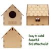 PetNest Art Craft Wood Toys 3-D Painting Puzzle Bird House DIY Wooden Assembly Building Kit for Kid Children Educational Fun Creative Gifts Visit the PetNest Store