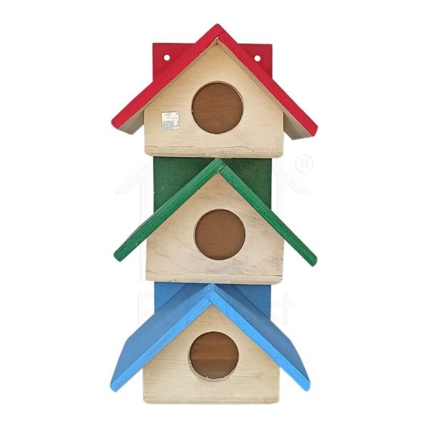 PetNest Wood Siya Outdoor Decor Bird House Nest Box 1