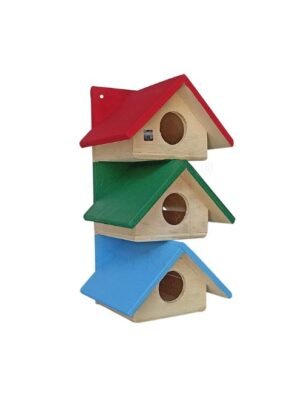 PetNest Wood Siya Outdoor Decor Bird House Nest Box 1